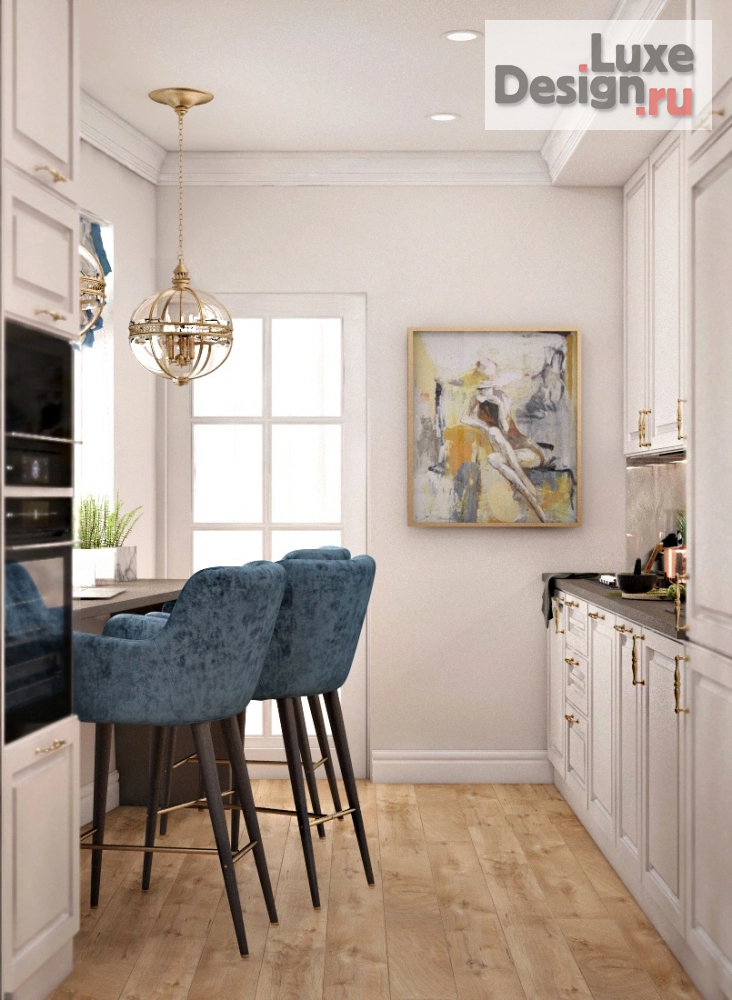 Дизайн интерьера трехкомнатной квартиры ""История и современность"" (фото 4)