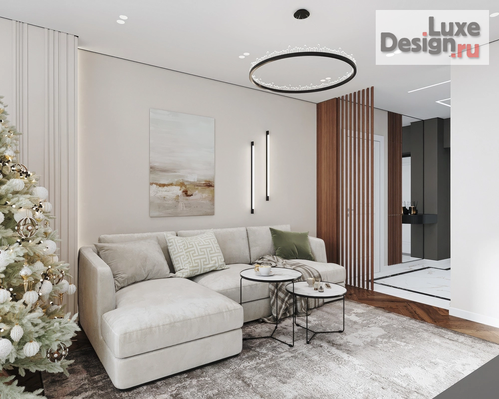 Дизайн интерьера трехкомнатной квартиры "ЖК Черника" (фото 1)