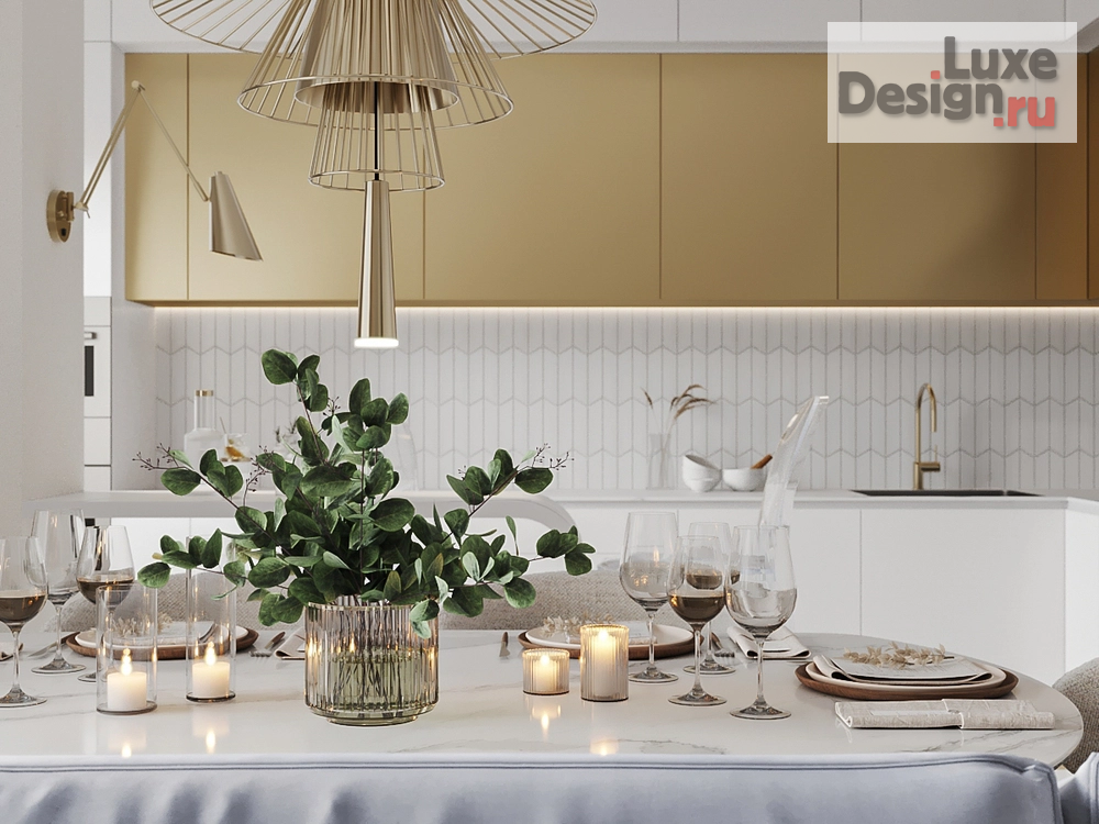 Дизайн интерьера трехкомнатной квартиры "ЖК Символ" (фото 10)