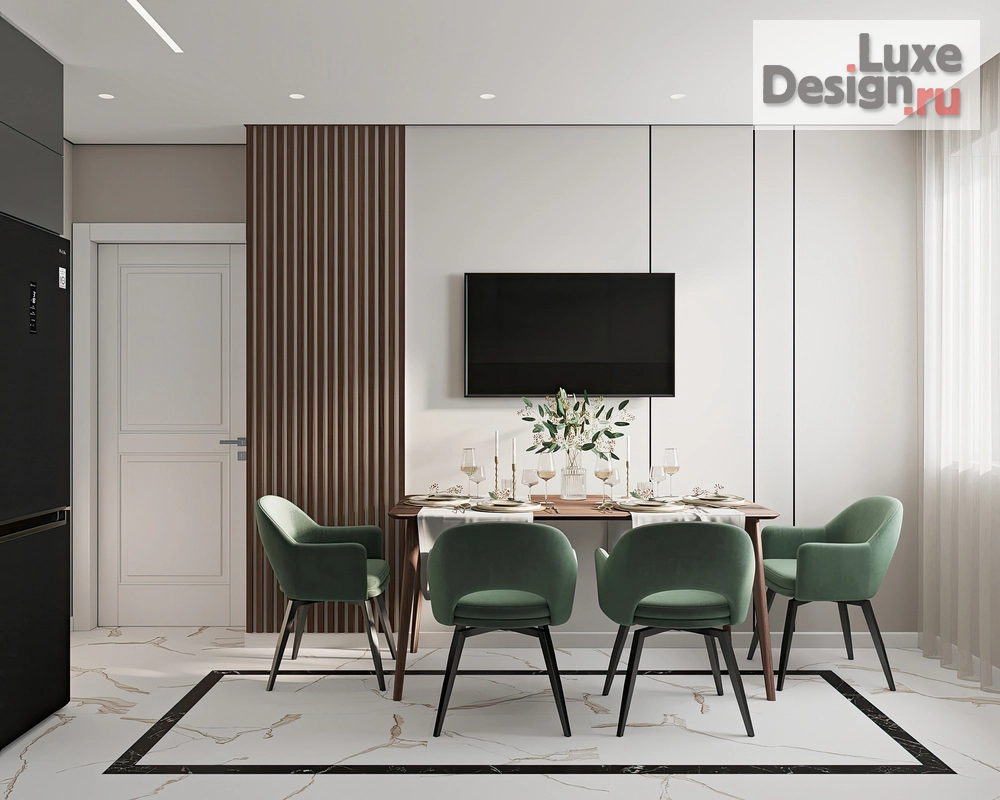 Дизайн интерьера трехкомнатной квартиры "ЖК Черника" (фото 14)