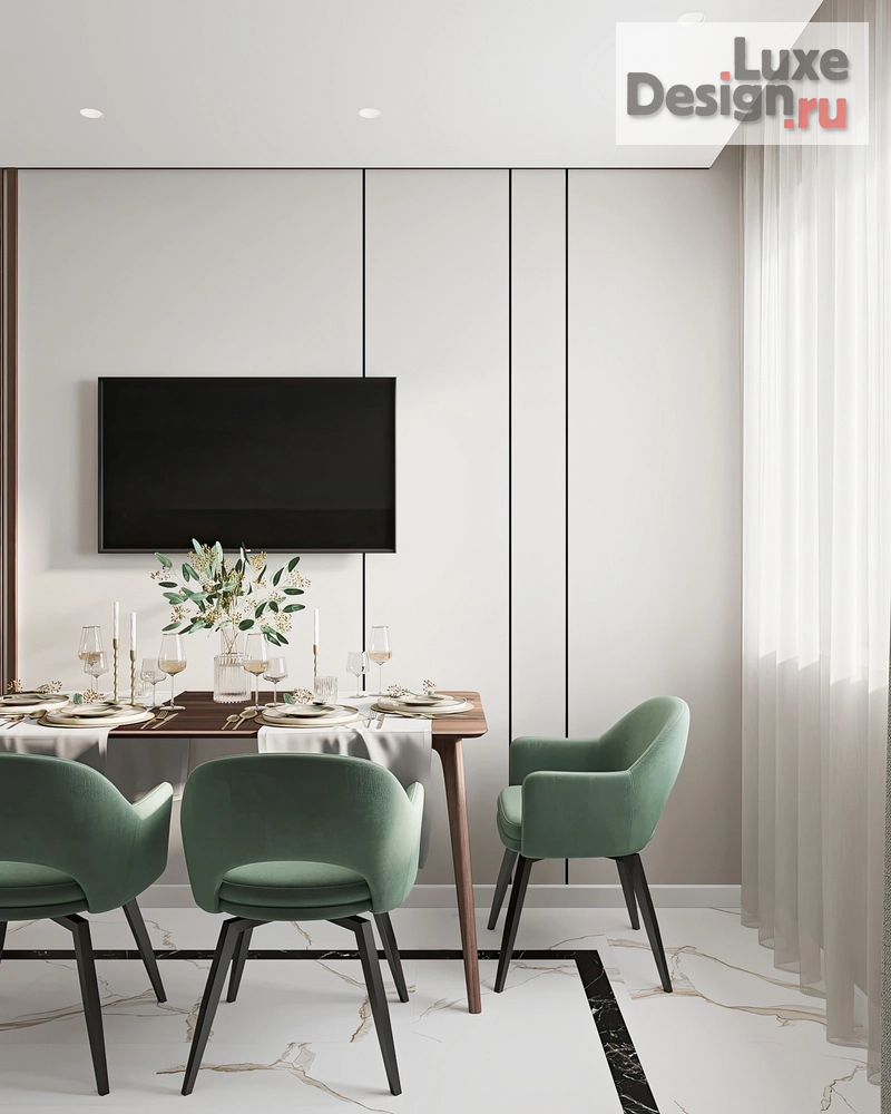 Дизайн интерьера трехкомнатной квартиры "ЖК Черника" (фото 16)