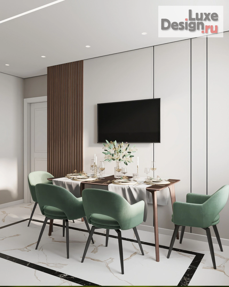 Дизайн интерьера трехкомнатной квартиры "ЖК Черника" (фото 17)