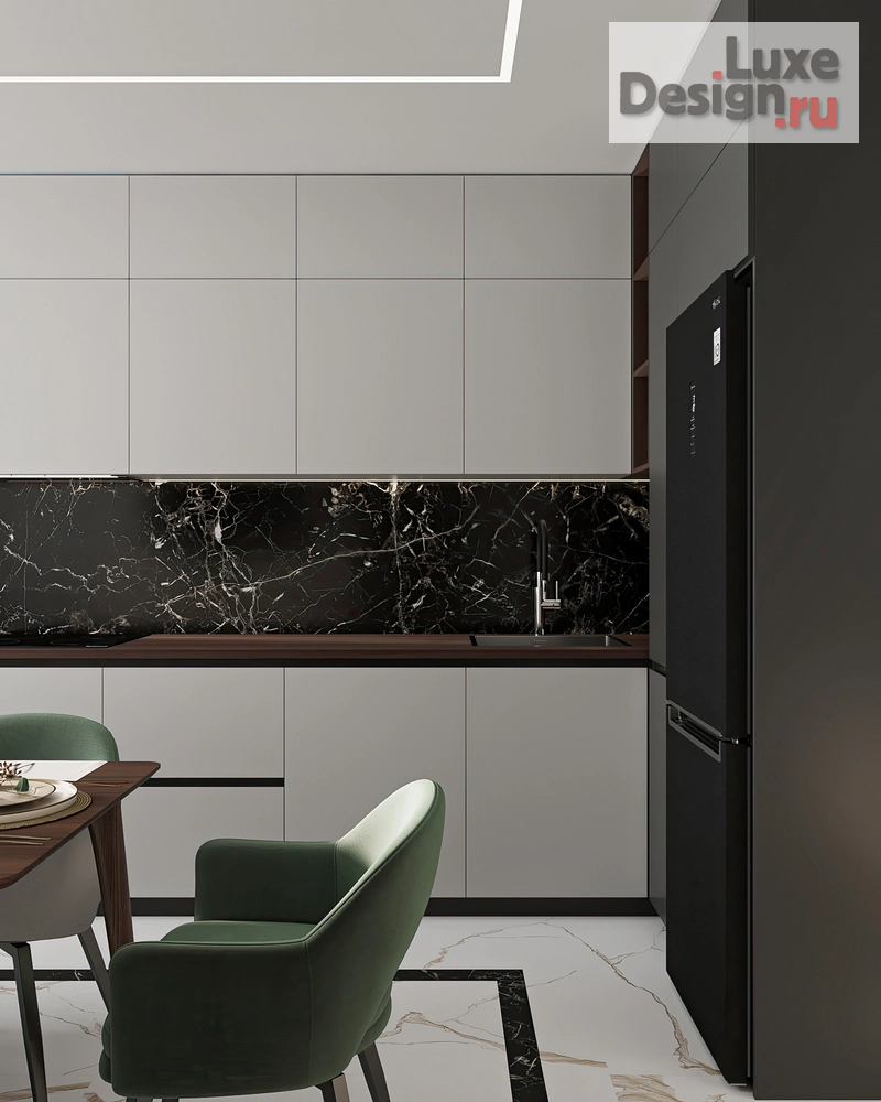 Дизайн интерьера трехкомнатной квартиры "ЖК Черника" (фото 18)