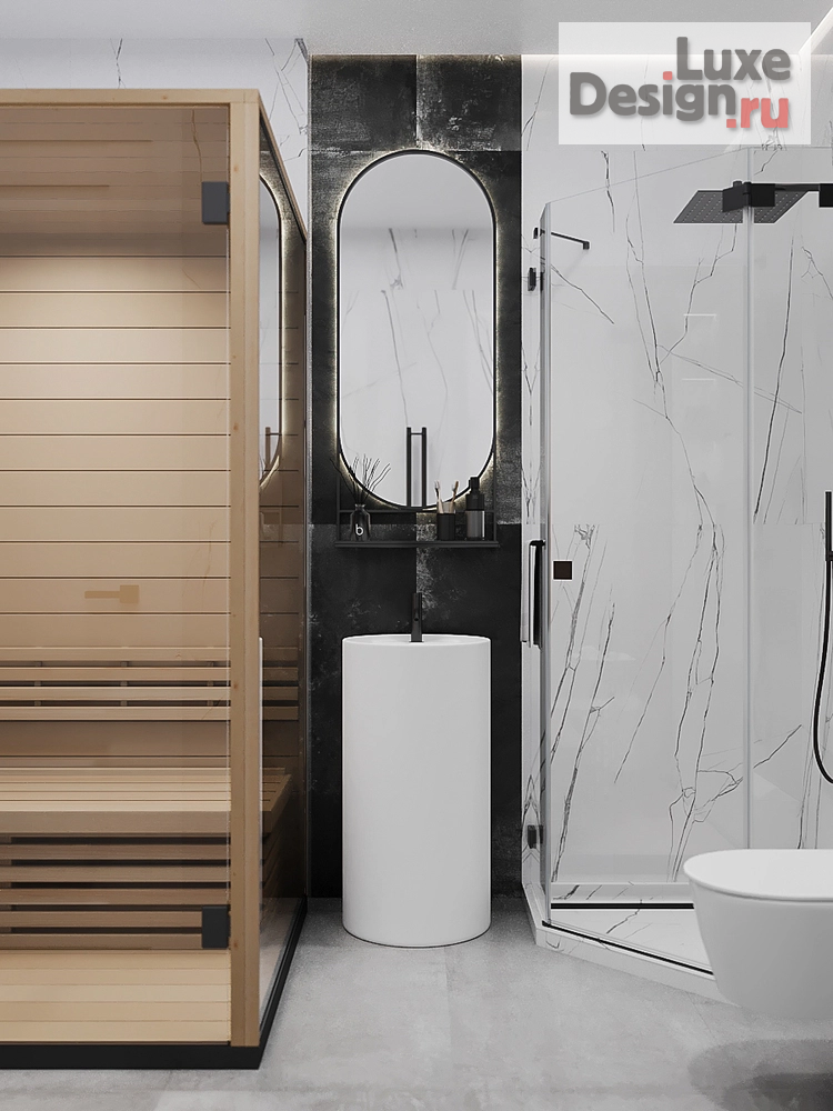 Дизайн интерьера трехкомнатной квартиры "ЖК Символ" (фото 52)