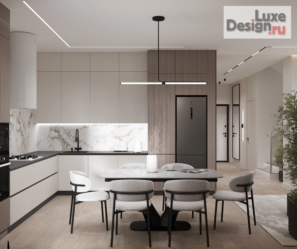 Дизайн интерьера загородного дома "Дом в дВавилово" (фото 2)