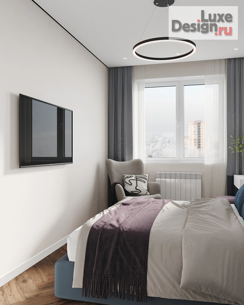 Дизайн интерьера трехкомнатной квартиры "ЖК Черника" (фото 24)