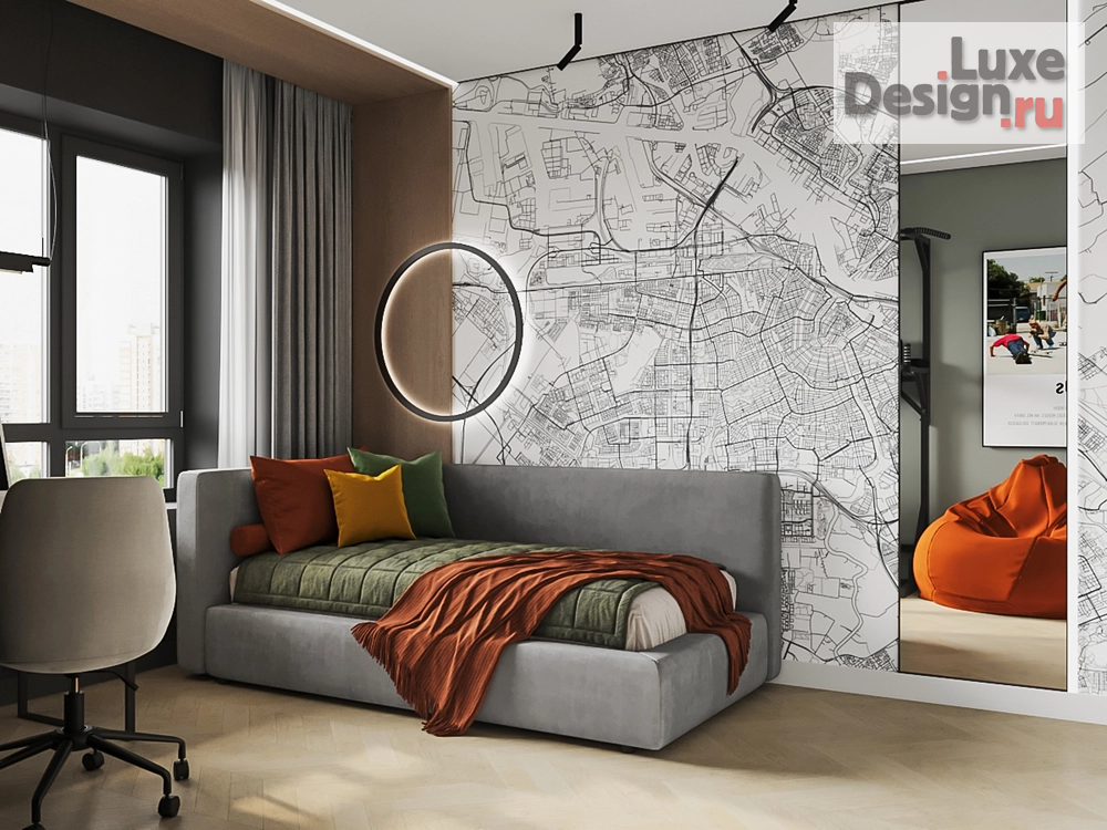 Дизайн интерьера трехкомнатной квартиры "ЖК Символ" (фото 19)