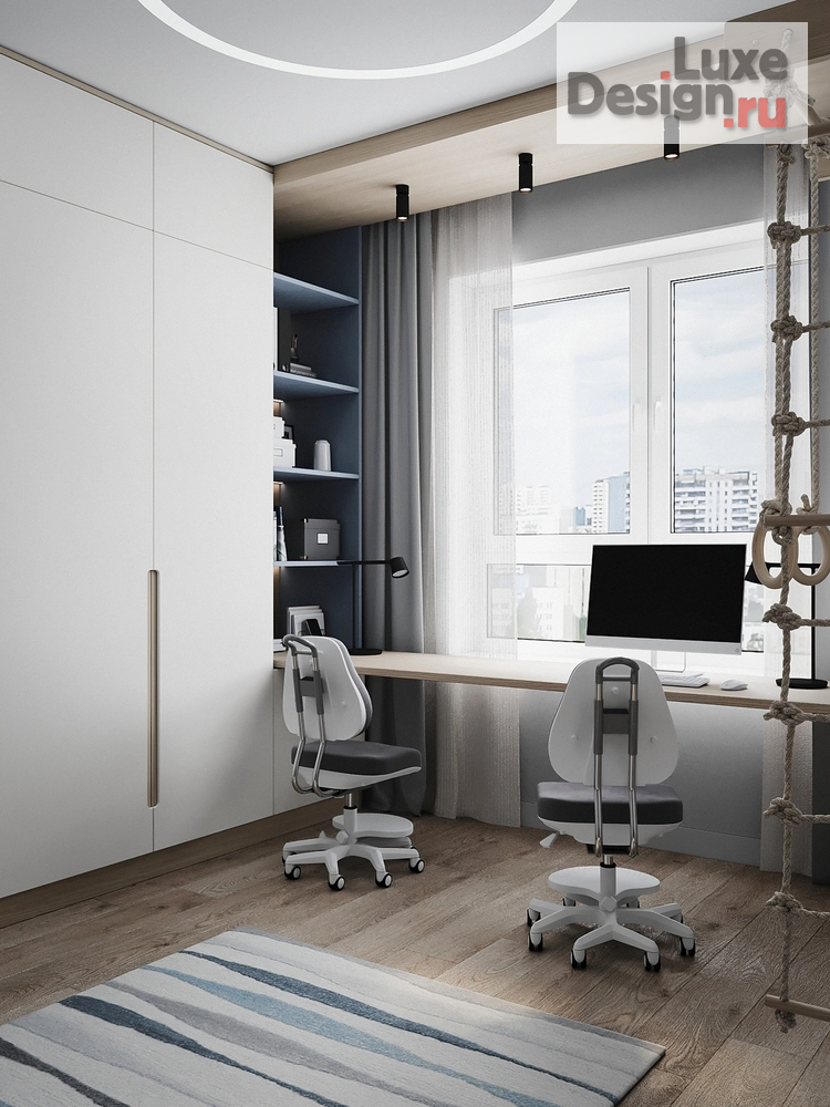 Дизайн интерьера трехкомнатной квартиры "ЖК Конди" (фото 33)