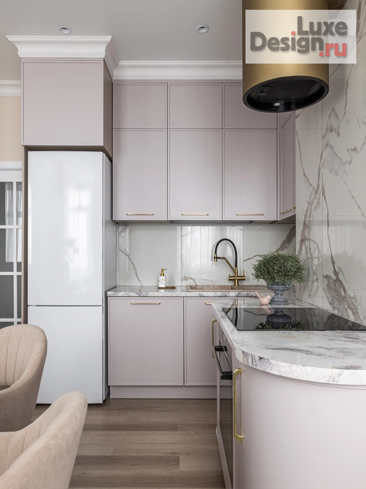 Дизайн интерьера трехкомнатной квартиры "Нуреева 21" (фото 5)