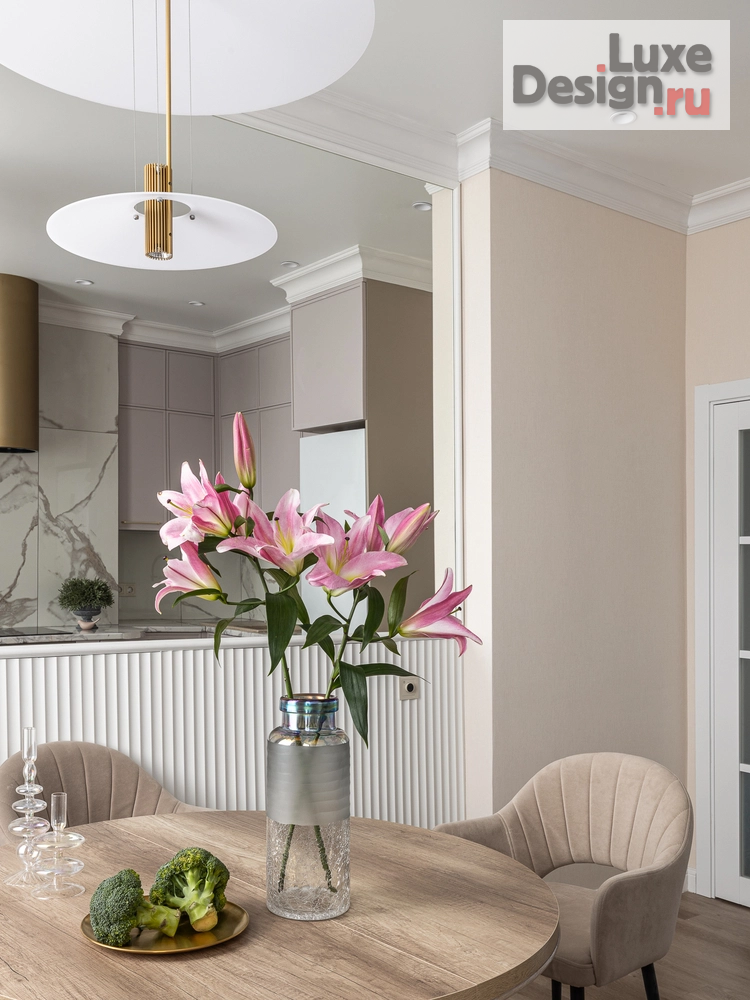 Дизайн интерьера трехкомнатной квартиры "Нуреева 21" (фото 7)