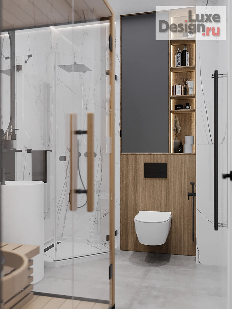 Дизайн интерьера трехкомнатной квартиры "ЖК Символ" (фото 55)