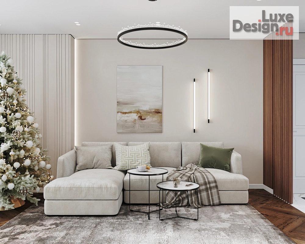 Дизайн интерьера трехкомнатной квартиры "ЖК Черника" (фото 4)