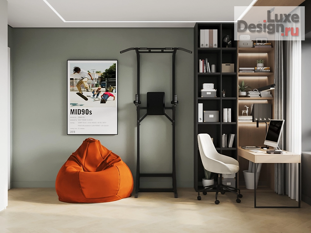 Дизайн интерьера трехкомнатной квартиры "ЖК Символ" (фото 22)