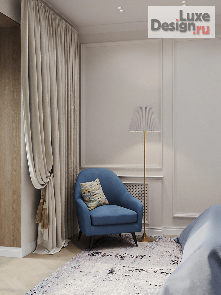Дизайн интерьера трехкомнатной квартиры "ЖК Символ" (фото 28)