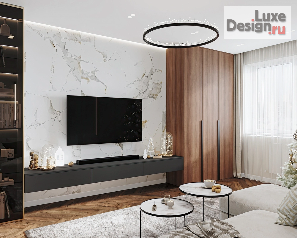 Дизайн интерьера трехкомнатной квартиры "ЖК Черника" (фото 5)