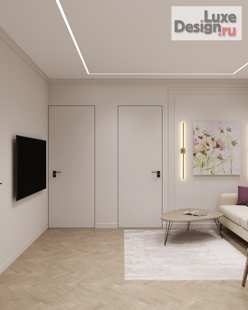 Дизайн интерьера двухкомнатной квартиры "ЖК Новатор" (фото 9)