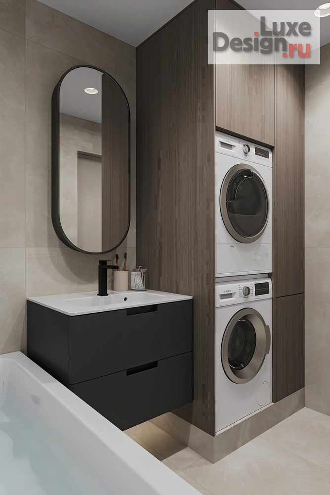 Дизайн интерьера трехкомнатной квартиры "ЖК Яркий" (фото 40)