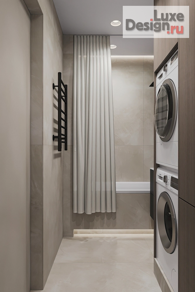 Дизайн интерьера трехкомнатной квартиры "ЖК Яркий" (фото 41)