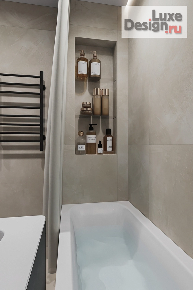 Дизайн интерьера трехкомнатной квартиры "ЖК Яркий" (фото 42)