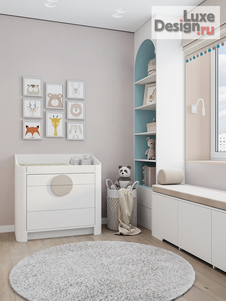 Дизайн интерьера трехкомнатной квартиры "ЖК Яркий" (фото 22)