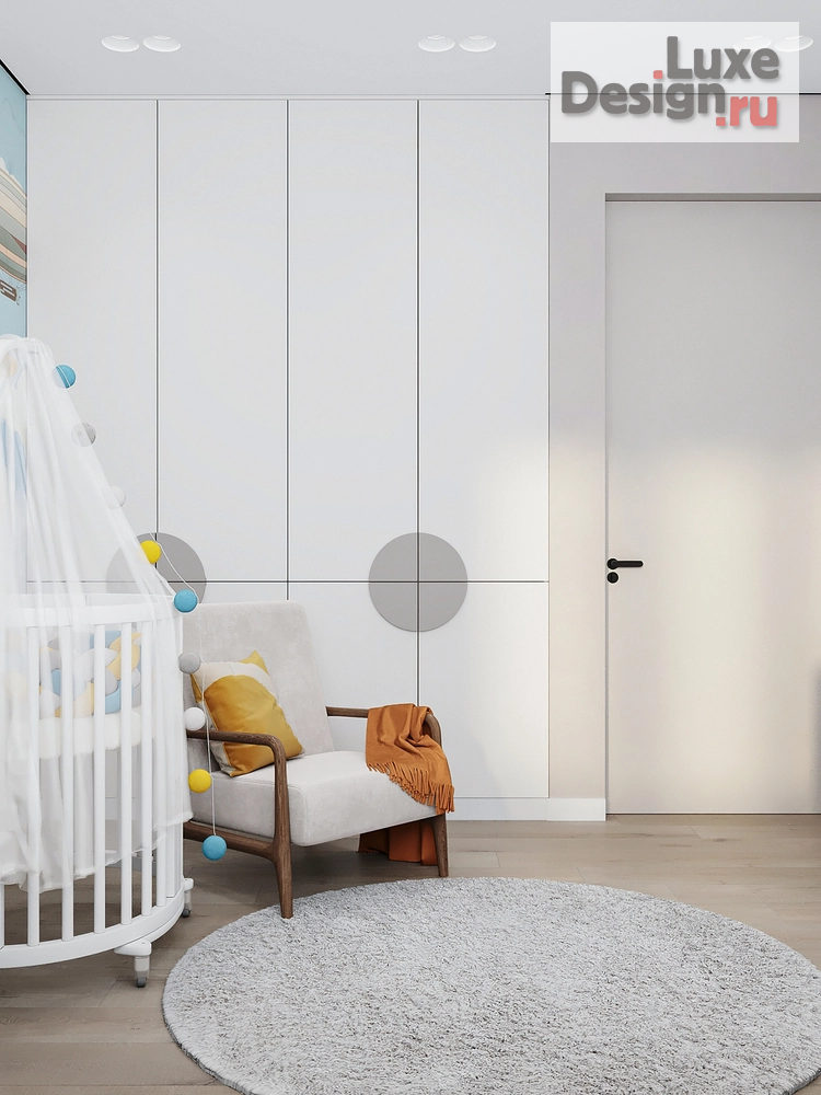 Дизайн интерьера трехкомнатной квартиры "ЖК Яркий" (фото 24)