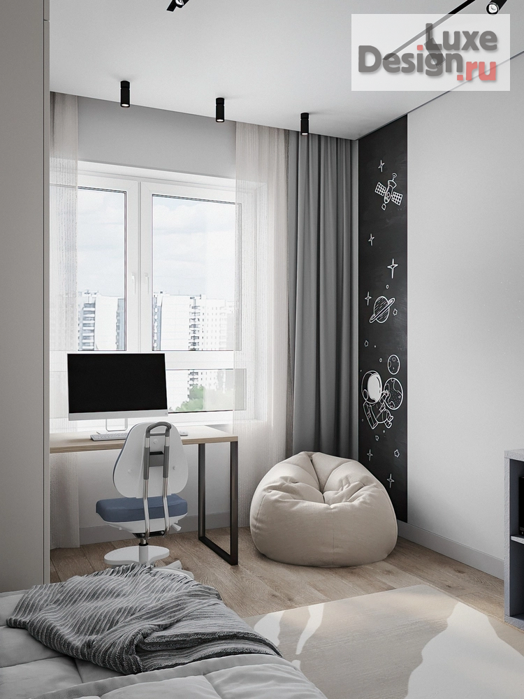 Дизайн интерьера трехкомнатной квартиры "ЖК Конди" (фото 18)