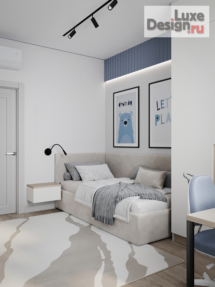 Дизайн интерьера трехкомнатной квартиры "ЖК Конди" (фото 19)