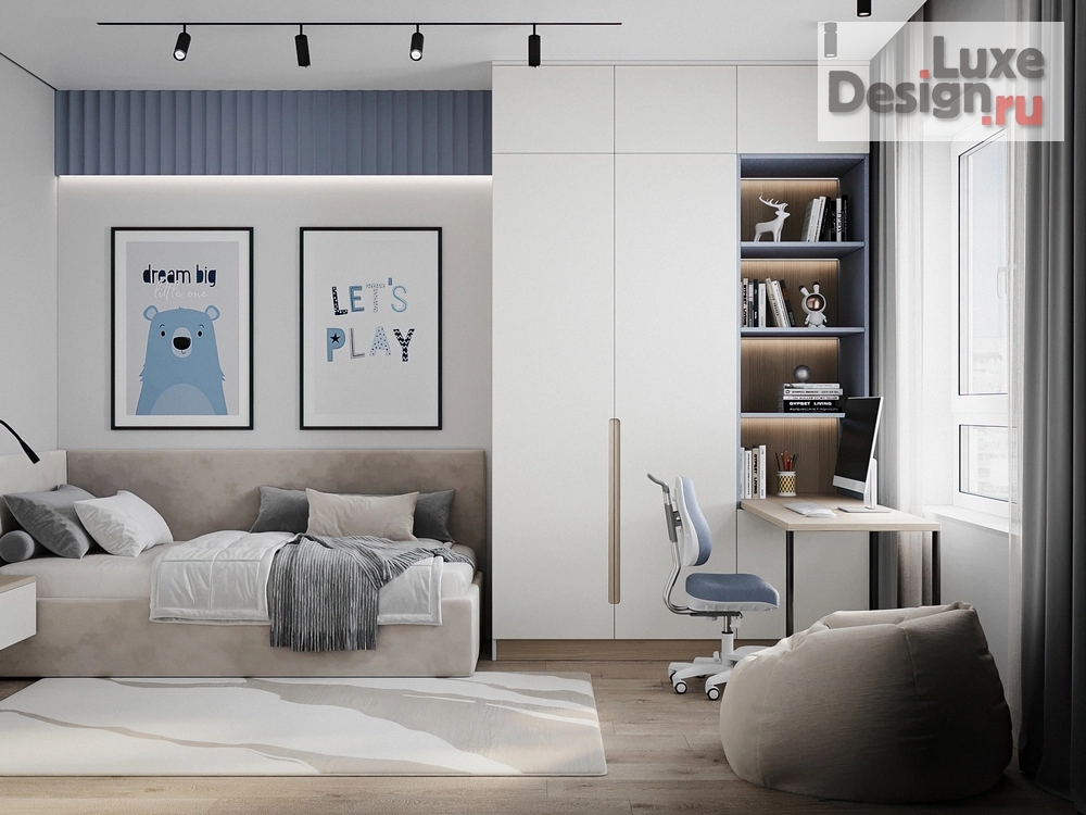 Дизайн интерьера трехкомнатной квартиры "ЖК Конди" (фото 20)