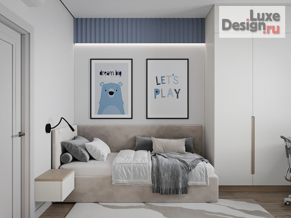 Дизайн интерьера трехкомнатной квартиры "ЖК Конди" (фото 21)