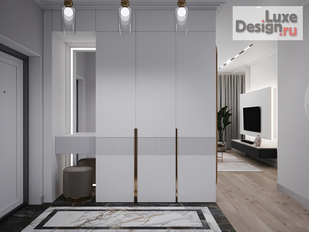 Дизайн интерьера трехкомнатной квартиры "ЖК Конди" (фото 11)