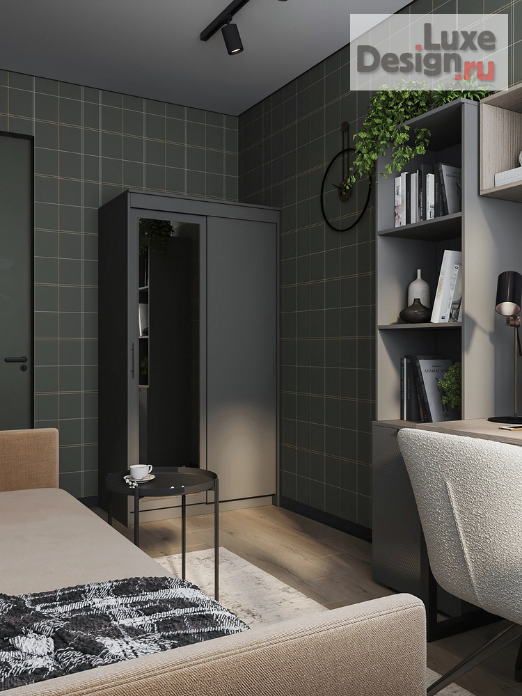 Дизайн интерьера трехкомнатной квартиры "ЖК Яркий" (фото 35)