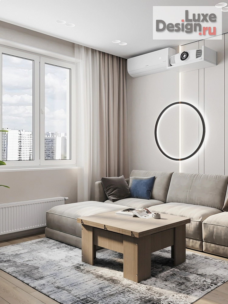 Дизайн интерьера трехкомнатной квартиры "ЖК Яркий" (фото 12)