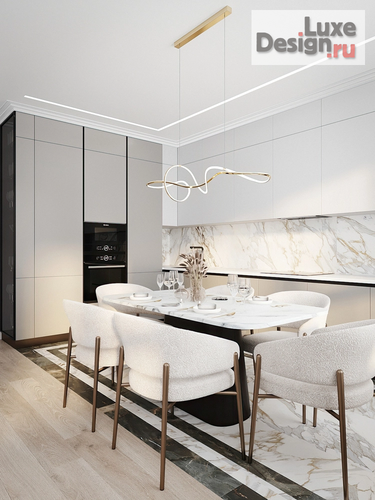 Дизайн интерьера трехкомнатной квартиры "ЖК Конди" (фото 8)