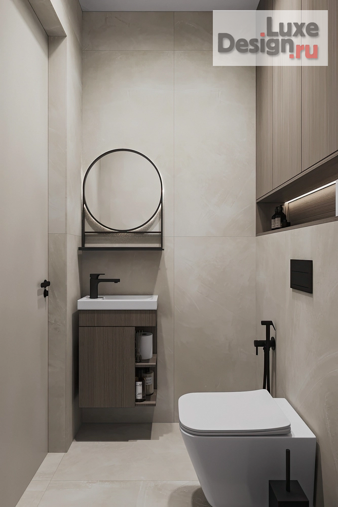 Дизайн интерьера трехкомнатной квартиры "ЖК Яркий" (фото 44)