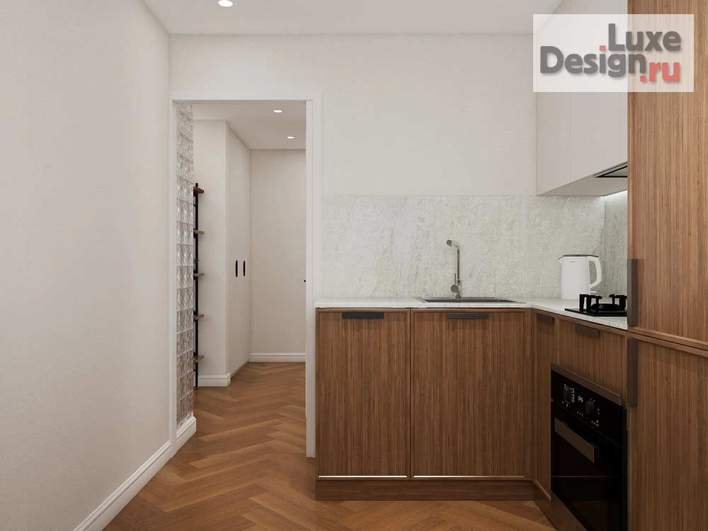 Дизайн интерьера однокомнатной квартиры "Свобода" (фото 5) от дизайнера Гимранова Ирина Олеговна Дизайн интерьера однокомнатной квартиры "Свобода" (фото 5)