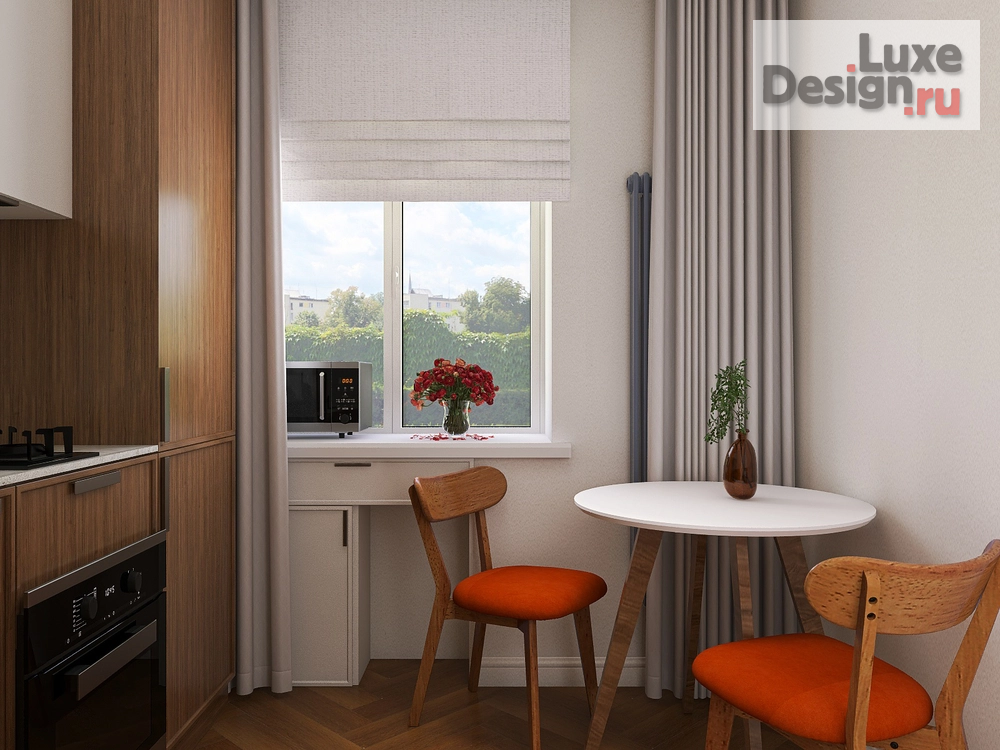 Дизайн интерьера однокомнатной квартиры "Свобода" (фото 6) от дизайнера Гимранова Ирина Олеговна Дизайн интерьера однокомнатной квартиры "Свобода" (фото 6)