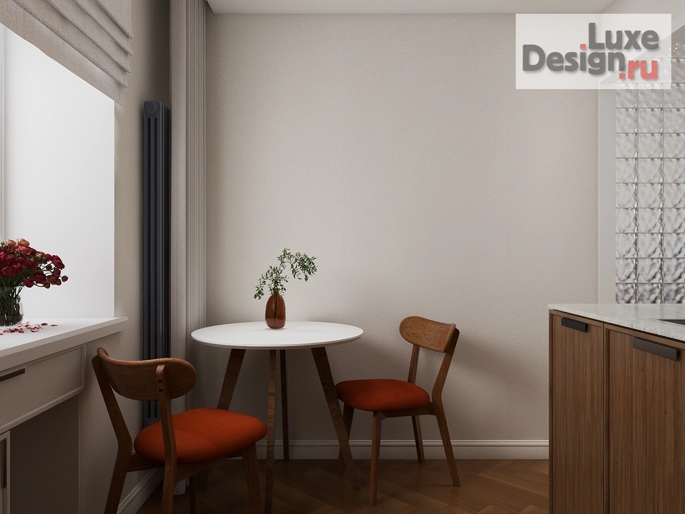 Дизайн интерьера однокомнатной квартиры "Свобода" (фото 7) от дизайнера Гимранова Ирина Олеговна Дизайн интерьера однокомнатной квартиры "Свобода" (фото 7)