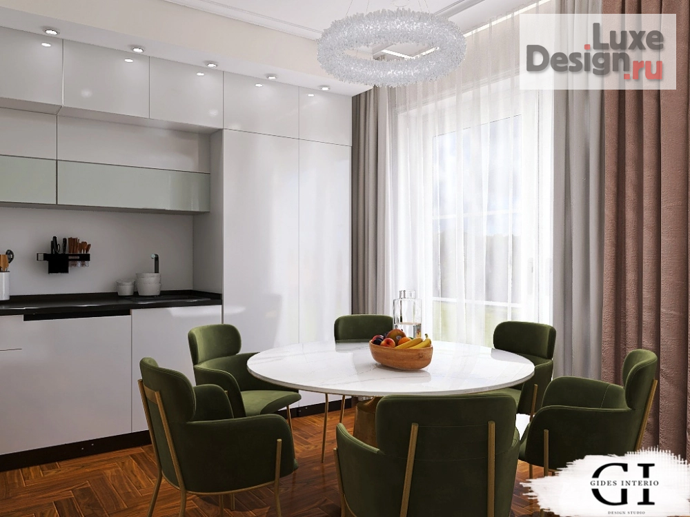 Дизайн интерьера загородного дома "Новобулгаково 146" (фото 2)