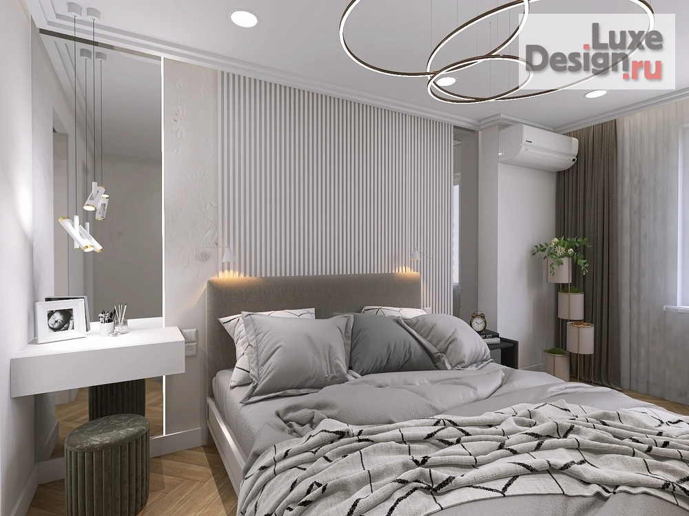 Дизайн интерьера трехкомнатной квартиры "ЖК Черемушки. Уфа" (фото 3)