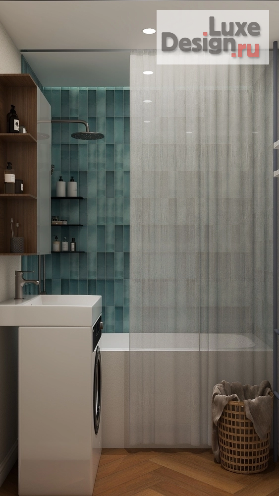 Дизайн интерьера однокомнатной квартиры "Свобода" (фото 13) от дизайнера Гимранова Ирина Олеговна Дизайн интерьера однокомнатной квартиры "Свобода" (фото 13)