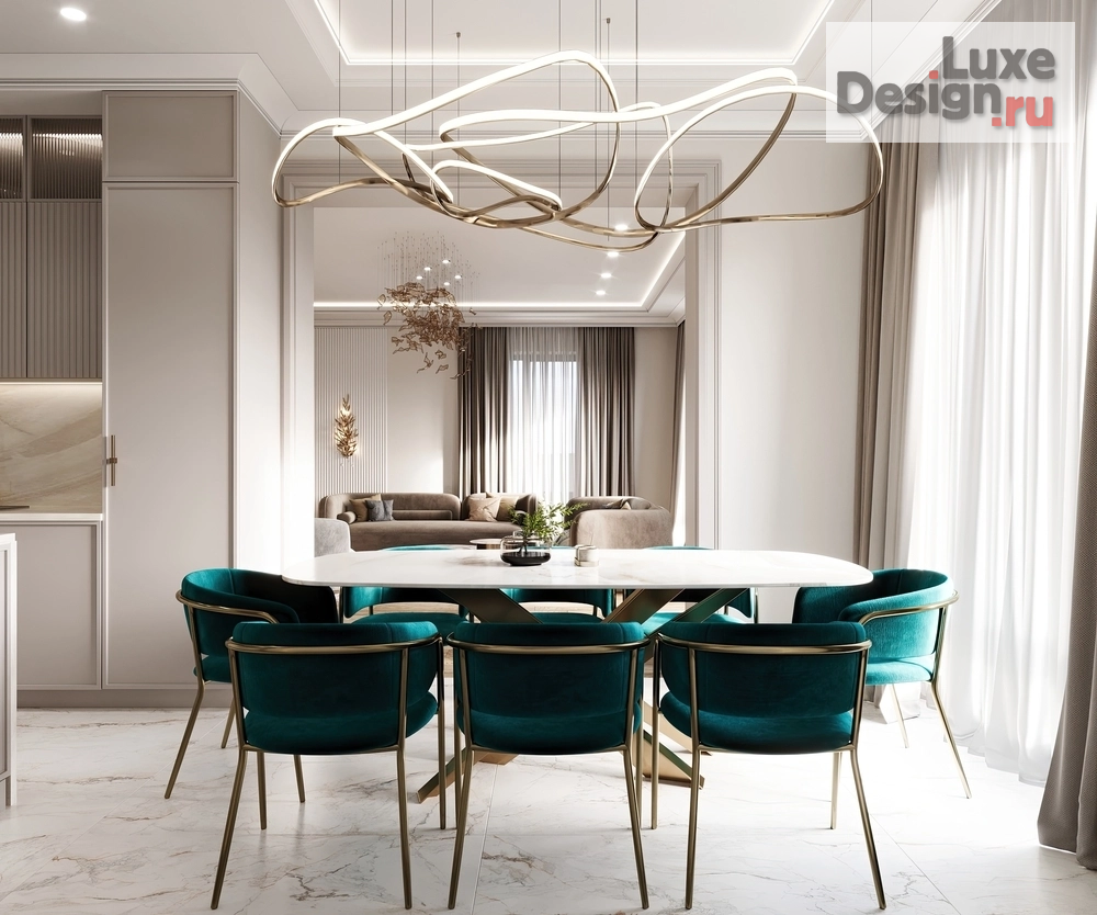 Дизайн интерьера коттеджа "Частный дом в КП Зубово " (фото 3)