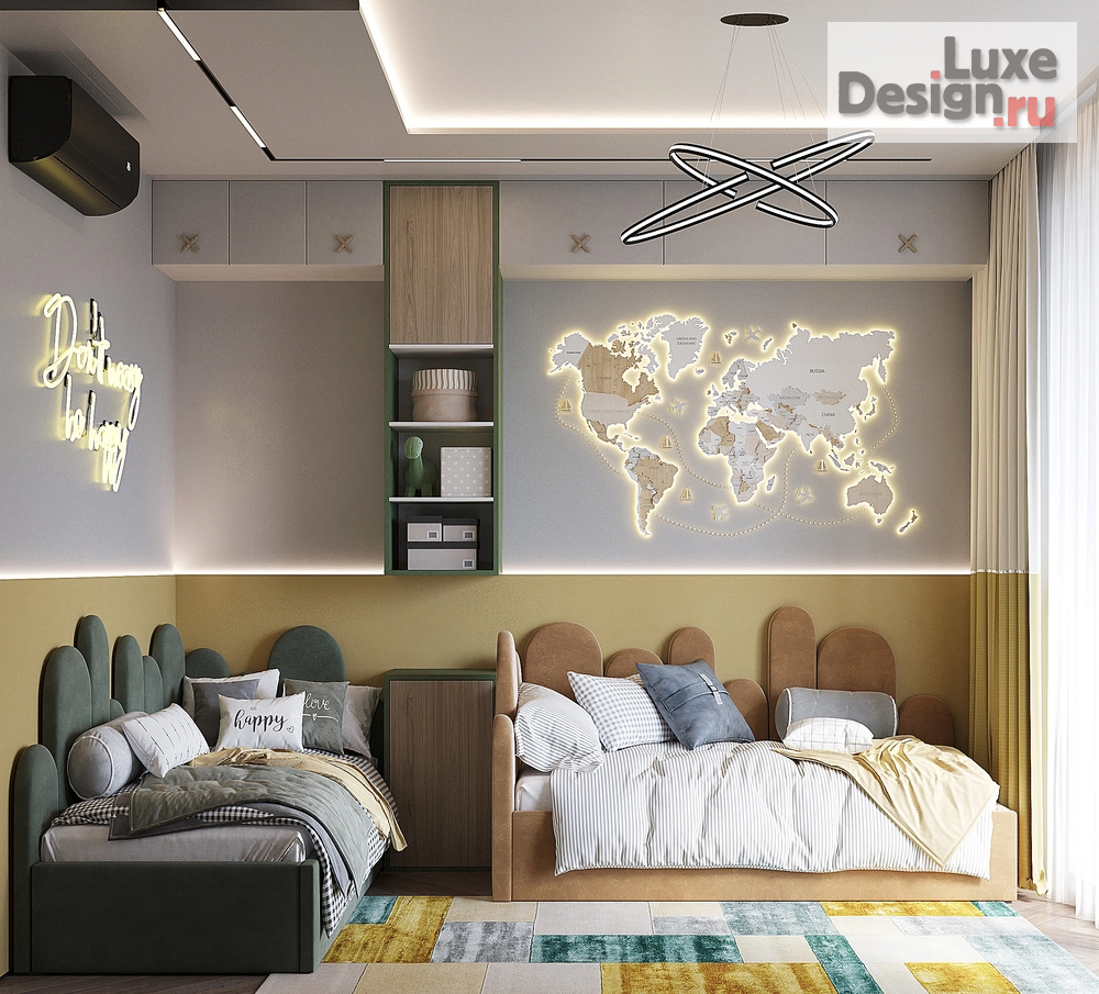 Дизайн интерьера трехкомнатной квартиры "Квартира в ЖК Сториес, г.Москва " (фото 1)