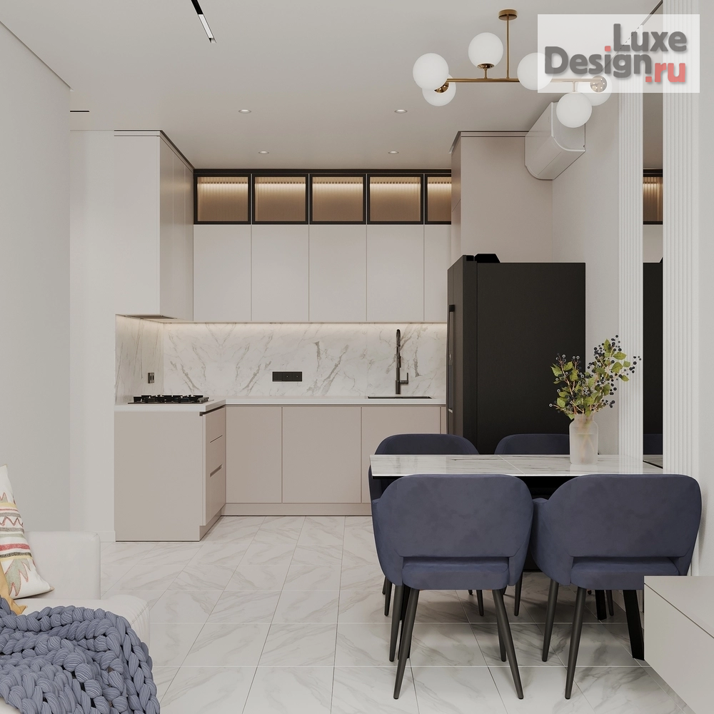 Дизайн интерьера кухни "Кухня гостиная " (фото 2)