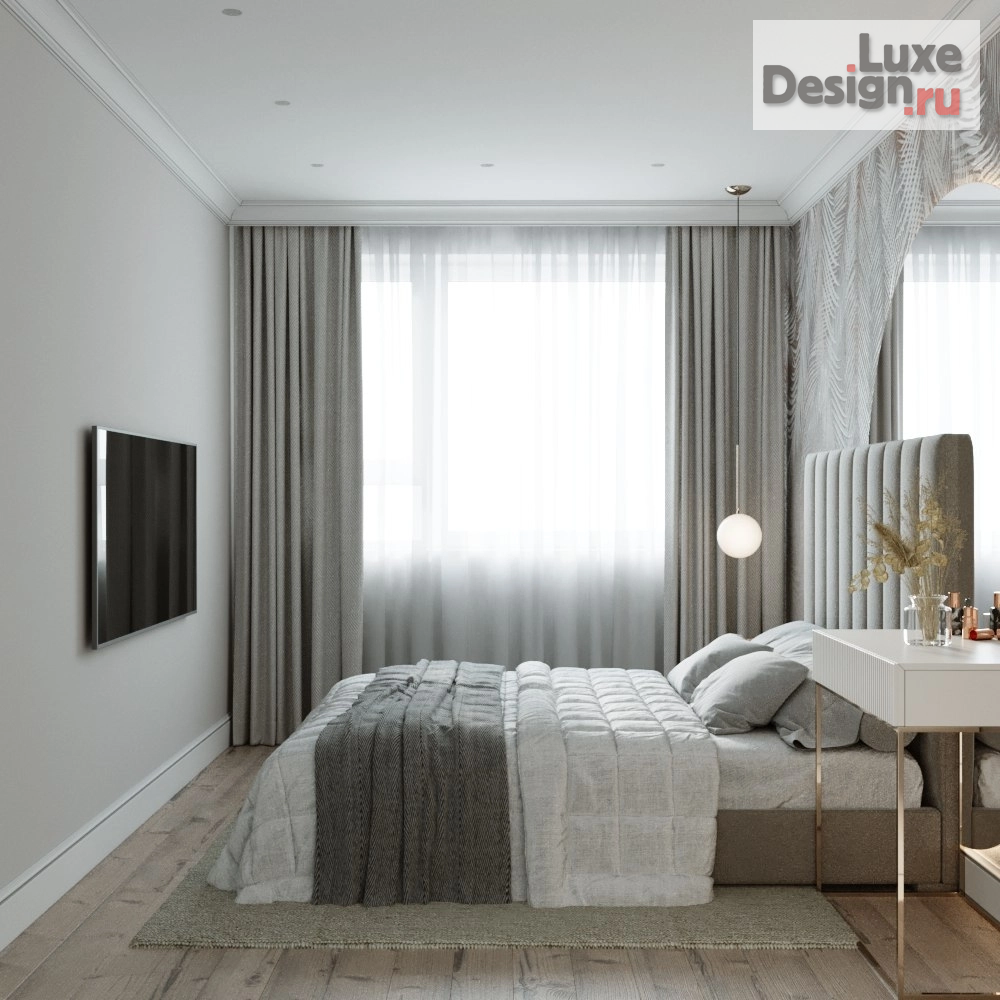Дизайн интерьера спальни "Спальня в ЖК Символ" (фото 2)