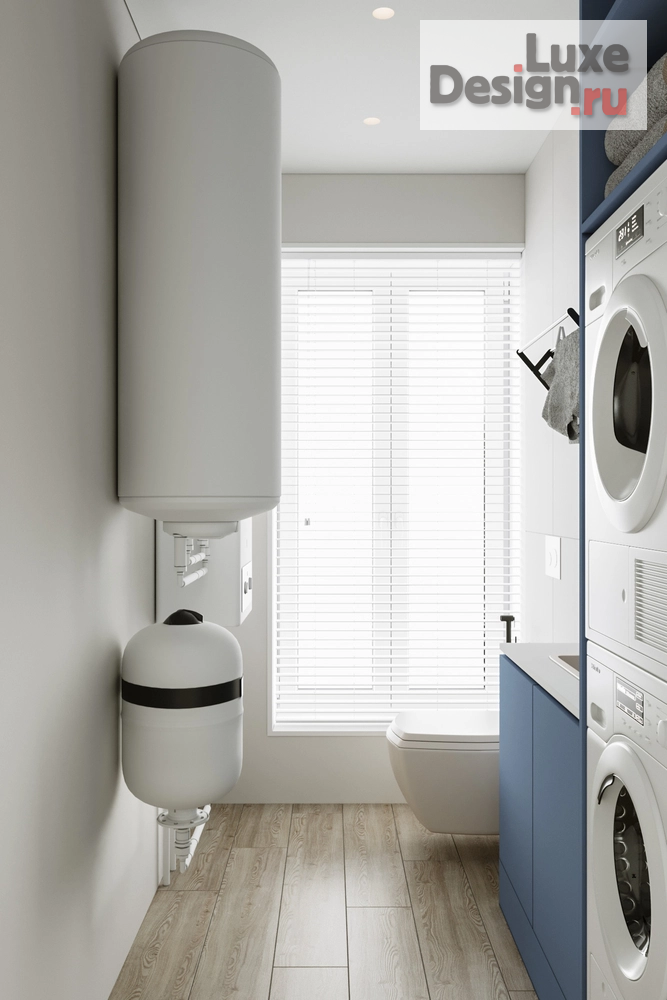 Дизайн интерьера загородного дома "Постирочная комната 4 кв м " (фото 3)