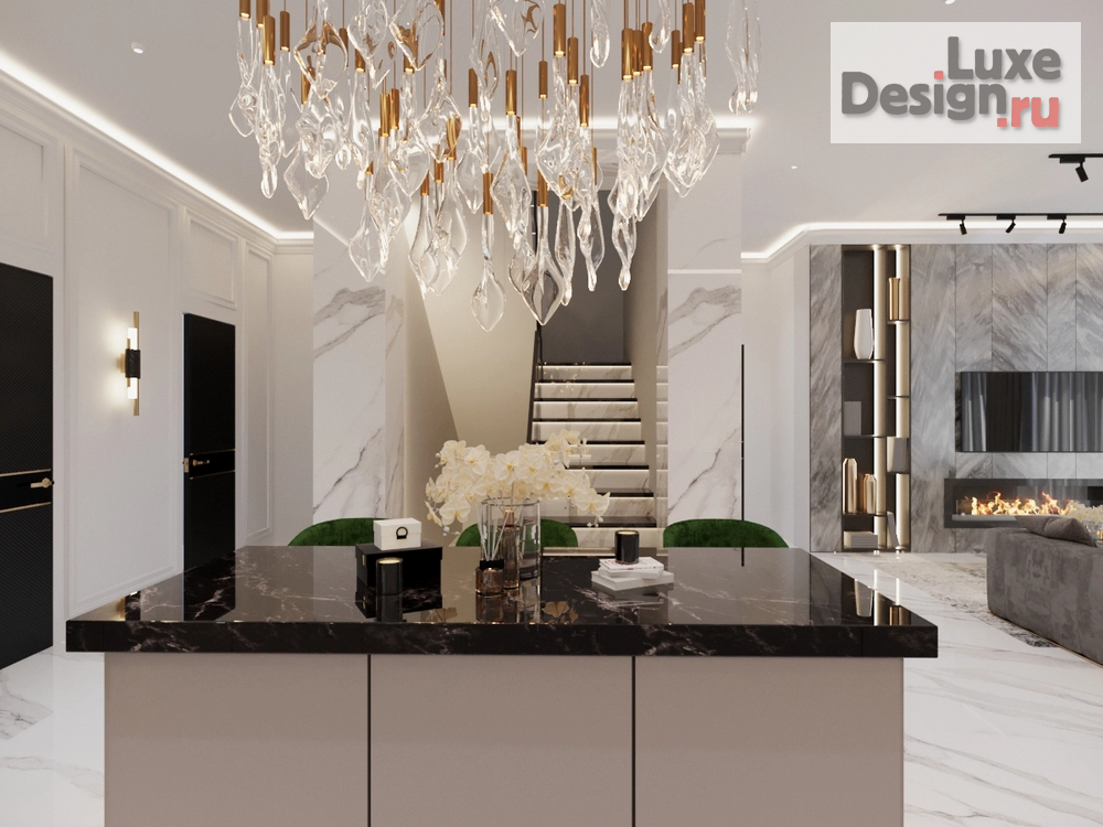 Дизайн интерьера загородного дома "Дом с тремя детскими " (фото 1)