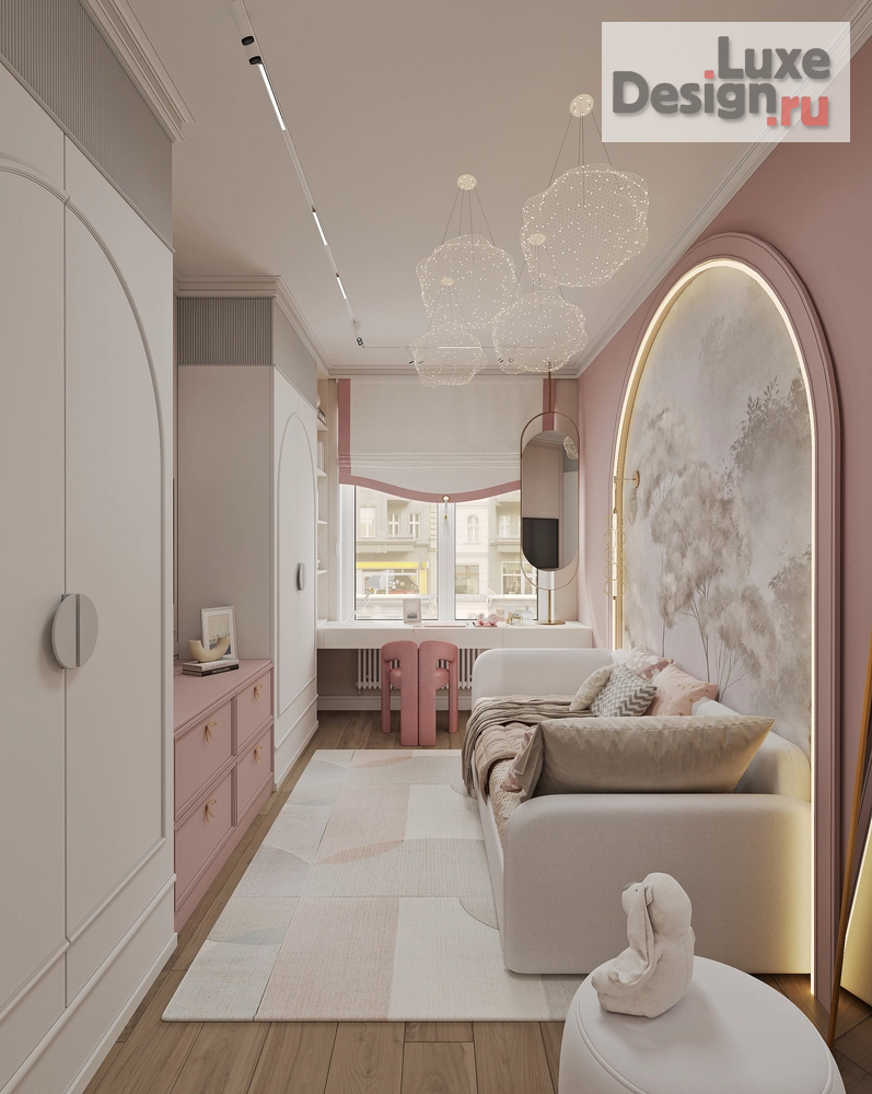 Дизайн интерьера четырехкомнатной квартиры "Квартира 100 м2 в ЖК Таухаус Уфа" (фото 19)