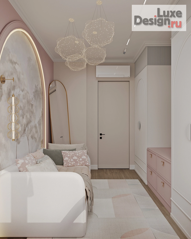 Дизайн интерьера четырехкомнатной квартиры "Квартира 100 м2 в ЖК Таухаус Уфа" (фото 20)