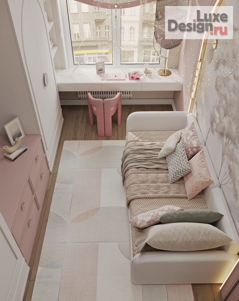 Дизайн интерьера четырехкомнатной квартиры "Квартира 100 м2 в ЖК Таухаус Уфа" (фото 22)