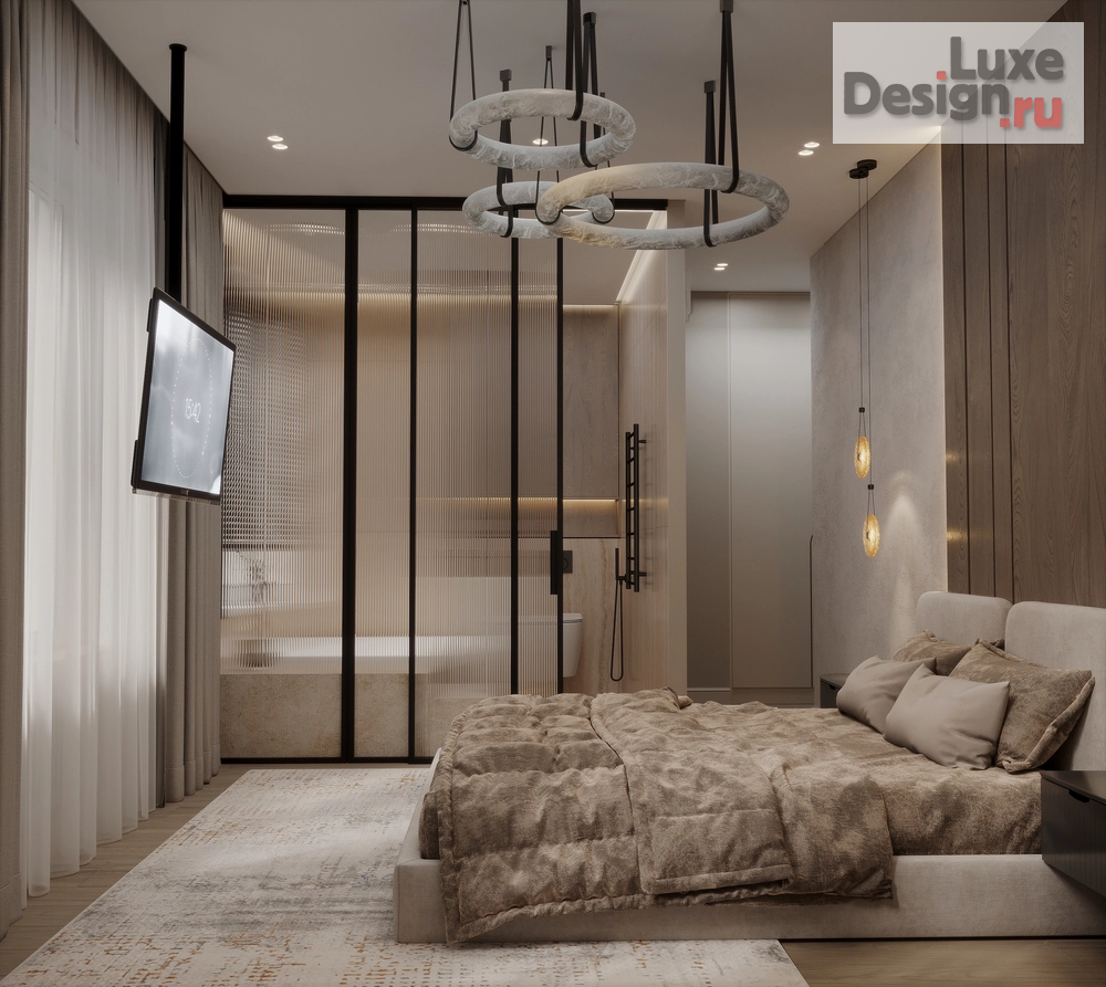 Дизайн интерьера четырехкомнатной квартиры "Квартира 100 м2 в ЖК Таухаус Уфа" (фото 24)